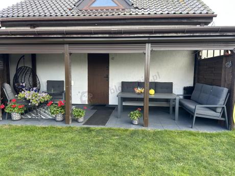 Aluminiowe meble na taras dla 8 osób z 2 sofami i stołem 180x80 - Tavaro Grande Antracite