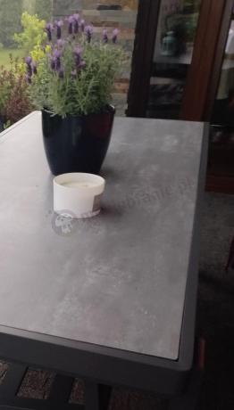 Aluminiowe meble na taras dla 8 osób z 2 sofami i stołem 180x80 - Tavaro Grande Antracite