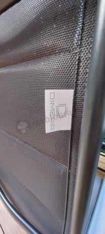 Aluminiowe meble tarasowe - stół 180cm i składane 7 pozycyjne krzesła - Kanbery Antracite Ceramic 8+1