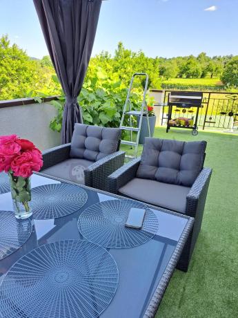 Duże meble ogrodowe technorattanowe na 8 osób