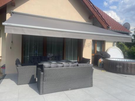 Duże meble ogrodowe technorattanowe na 8 osób