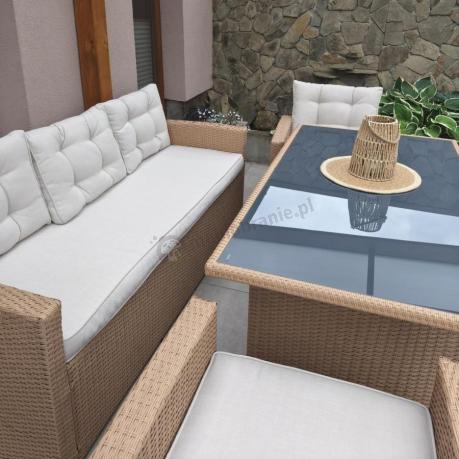 Duży komplet technorattanowy Topiano Grande Nature Select