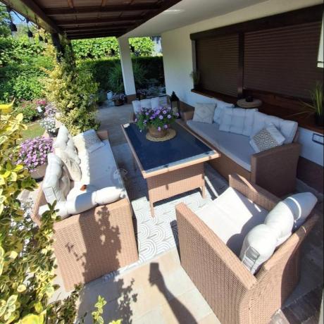 Duży komplet technorattanowy Topiano Grande Nature Select