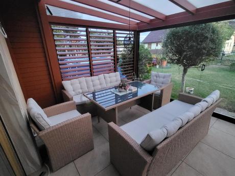 Duży komplet technorattanowy Topiano Grande Nature Select