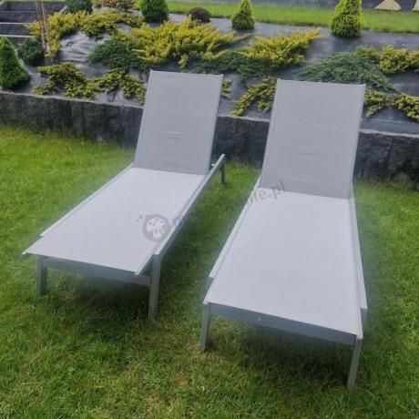 Duży narożnik na taras ze stołem obiadowym fotelami i pufami Sodor Corner XXL - Silver