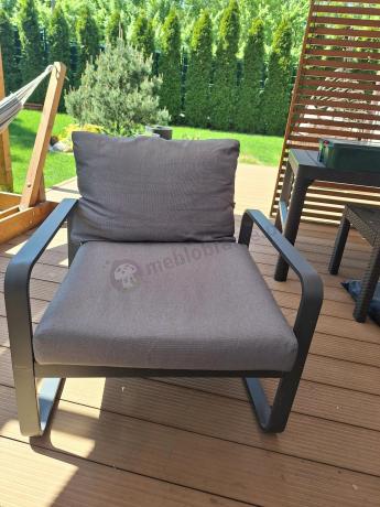 Duży narożnik tarasowy z dodatkowymi blatami i fotelem Panaon GW