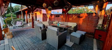 Duży technorattanowy narożnik 250x190cm z fotelami Cofete Plus – Anthracite