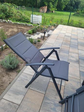 Duży zestaw mebli na taras dla 12 osób KJD12 ze składanymi krzesłami