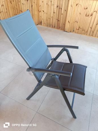 Duży zestaw mebli na taras dla 12 osób KJD12 ze składanymi krzesłami