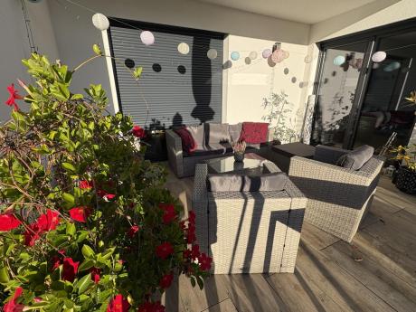 Duży zestaw mebli technorattanowych Stefano Grande Grey