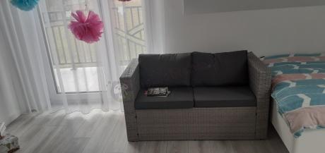 Duży zestaw mebli technorattanowych Stefano Grande Grey