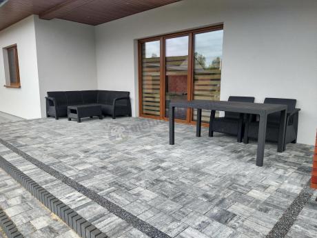 Duży zestaw ogrodowy ze stołem obiadowym