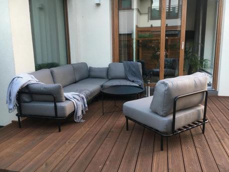 Eleganckie meble ogrodowe modułowe Salve - 5 elementów