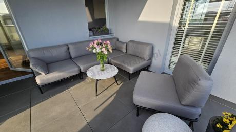 Eleganckie meble ogrodowe modułowe Salve - 5 elementów