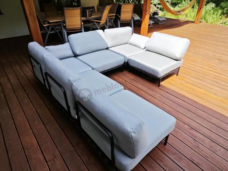 Eleganckie meble ogrodowe modułowe Salve - 5 elementów
