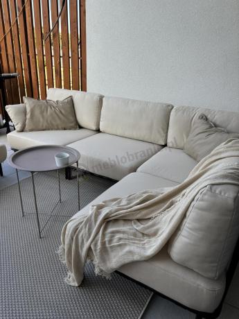 Eleganckie meble ogrodowe modułowe Salve Beige - 5 elementów