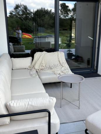 Eleganckie meble ogrodowe modułowe Salve Beige - 5 elementów