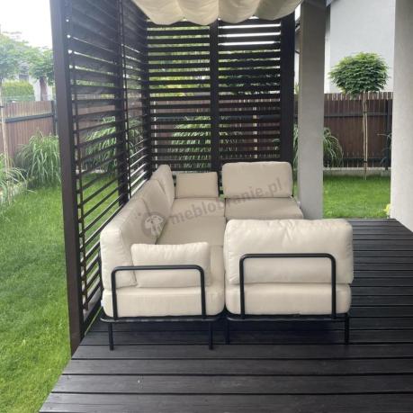 Eleganckie meble ogrodowe modułowe Salve Beige - 5 elementów