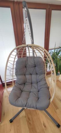 Fotel wiszący ogrodowy Foldo Creme