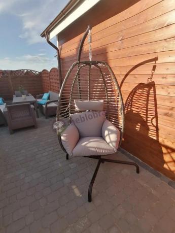 Fotel wiszący ogrodowy z technorattanu Comfort