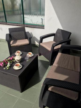Fotele ogrodowe Corfu Duo Curver Brązowe