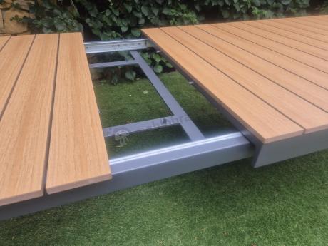 Grafitowy komplet mebli ogrodowych z rozkładanym stołem 210cm + 8 krzeseł Tanami Marla