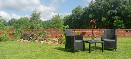 Grafitowy zestaw balkonowy