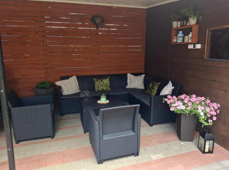 Grafitowy zestaw narożny 172 x 222 cm, z dwoma fotelami i skrzynią ze schowkiem