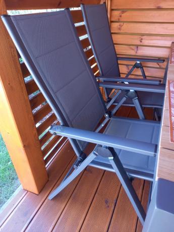 Grafitowy zestaw stół i krzesła dla 8 osób - stół 210cm Tanami Daven 8+1