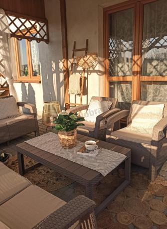 Keter Corfu Love Seat Max - cappuccino [RSL]