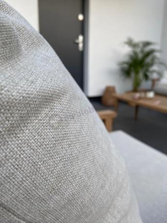 Komplet mebli aluminiowych na taras dla 5 osób - Else Set - Creme