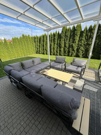 Komplet mebli modułowych narożnik 280x220cm i 2 fotele Panaon GW