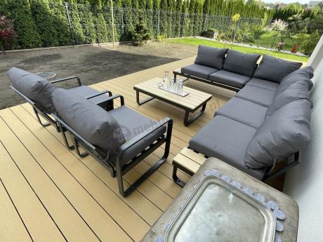 Komplet mebli modułowych narożnik 280x220cm i 2 fotele Panaon GW