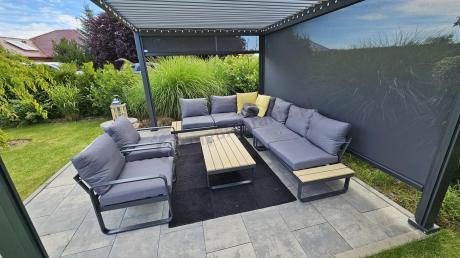 Komplet mebli modułowych narożnik 280x220cm i 2 fotele Panaon GW