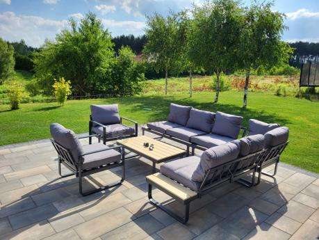 Komplet mebli modułowych narożnik 280x220cm i 2 fotele Panaon GW