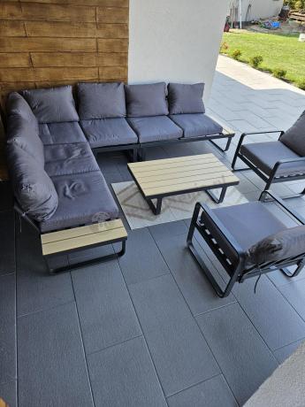 Komplet mebli modułowych narożnik 280x220cm i 2 fotele Panaon GW