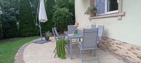 Komplet mebli obiadowych do ogrodu - stół i 8 regulowanych foteli - Kanbery Silver 8+1