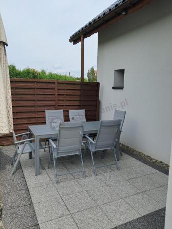 Komplet mebli obiadowych do ogrodu - stół i 8 regulowanych foteli - Kanbery Silver 8+1