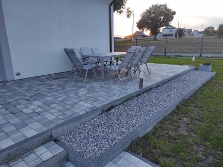 Komplet mebli obiadowych do ogrodu - stół i 8 regulowanych foteli - Kanbery Silver 8+1