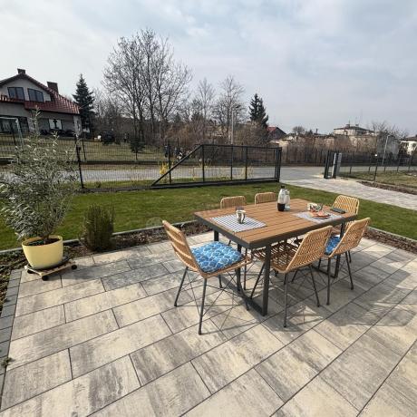 Komplet mebli obiadowych do ogrodu 6 + 1 Urbino Dining - Natural