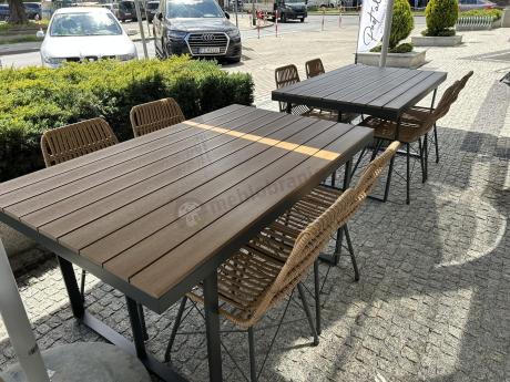 Komplet mebli obiadowych do ogrodu 6 + 1 Urbino Dining - Natural