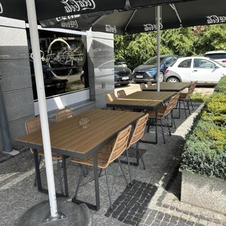 Komplet mebli obiadowych do ogrodu 6 + 1 Urbino Dining - Natural