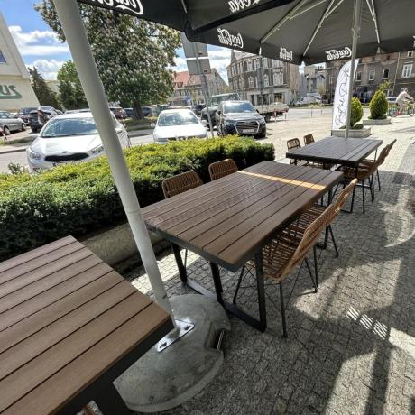 Komplet mebli obiadowych do ogrodu 6 + 1 Urbino Dining - Natural