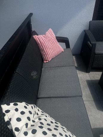 Komplet mebli ogrodowych Meblobranie CTB7 grafit