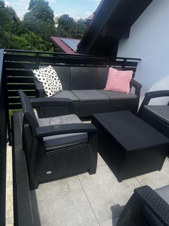 Komplet mebli ogrodowych Meblobranie CTB7 grafit