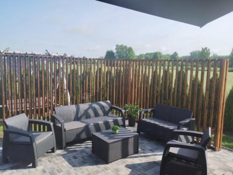 Komplet mebli ogrodowych Meblobranie CTB7 grafit