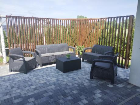 Komplet mebli ogrodowych Meblobranie CTB7 grafit