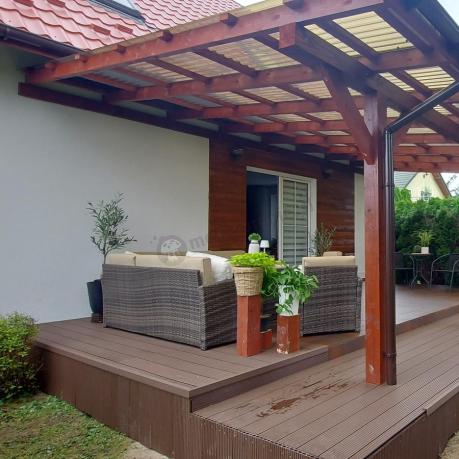 Komplet mebli ogrodowych z sofami Cofete Grande – Brown