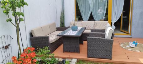 Komplet mebli ogrodowych z sofami Cofete Grande – Brown