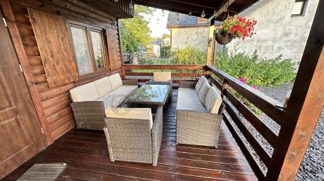 Komplet mebli ogrodowych z sofami Cofete Grande – Brown